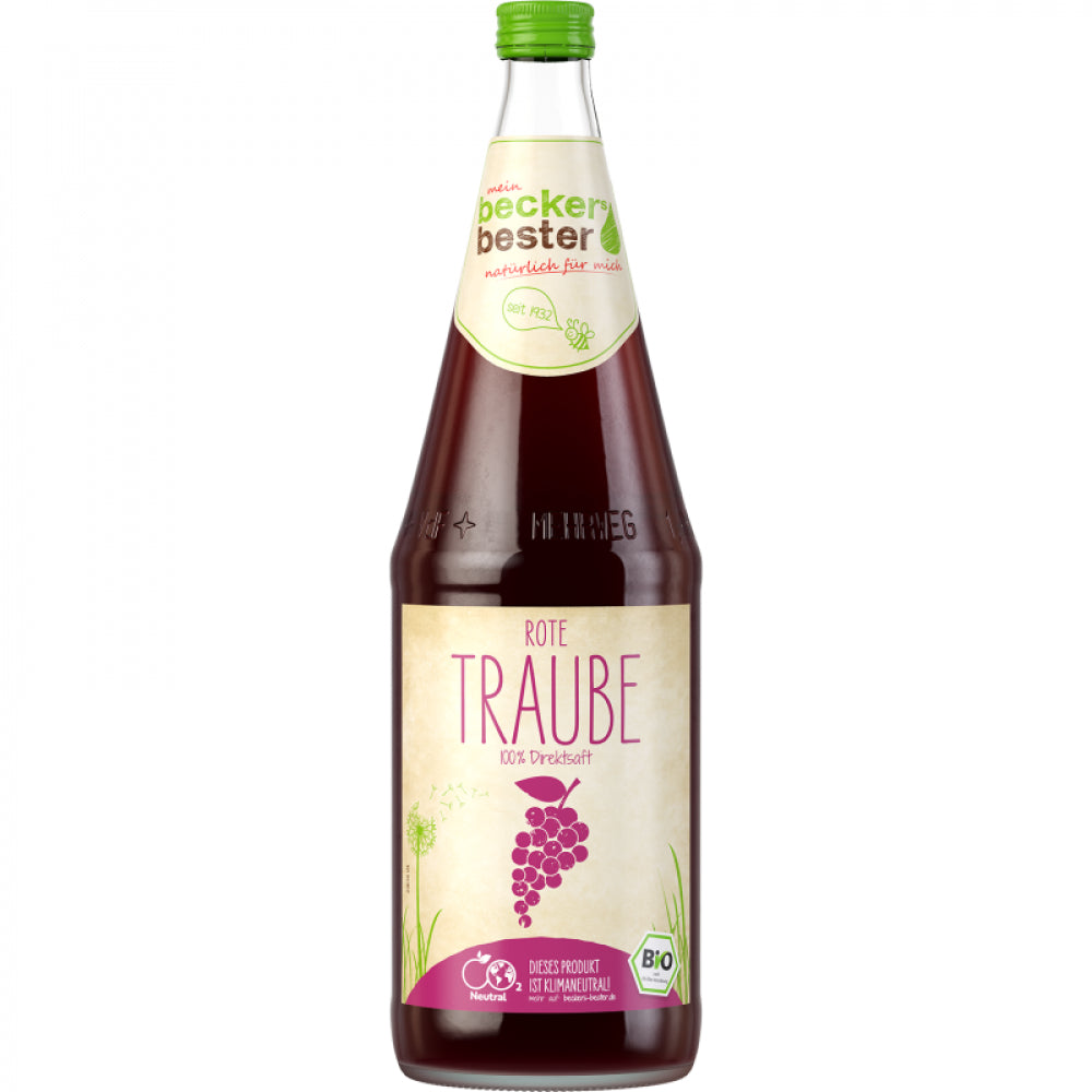 Kasten Becker‘s Bester Bio Rote Traube 6 x 1L MW