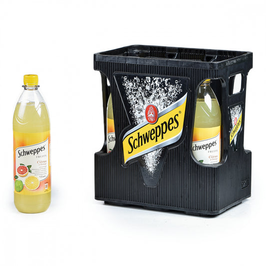 Kasten Schweppes Citrus + Orange 6 x 1L MW