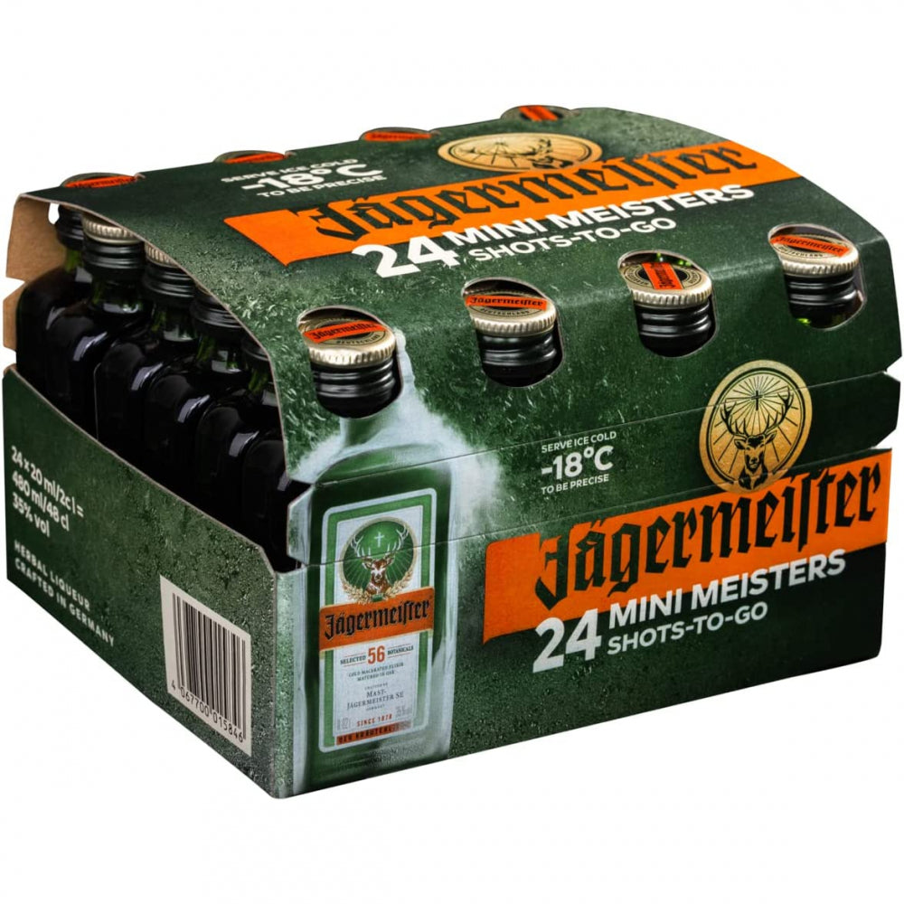 Karton Jägermeister Kräuterlikör 24 x 0,02L